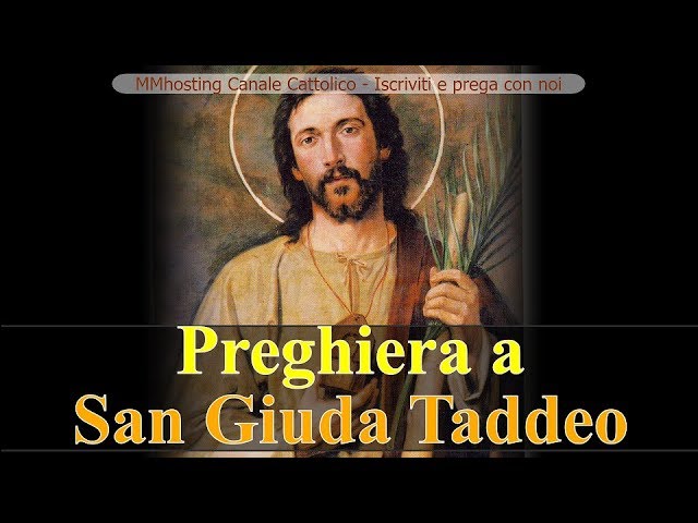 Preghiera a San Giuda Taddeo